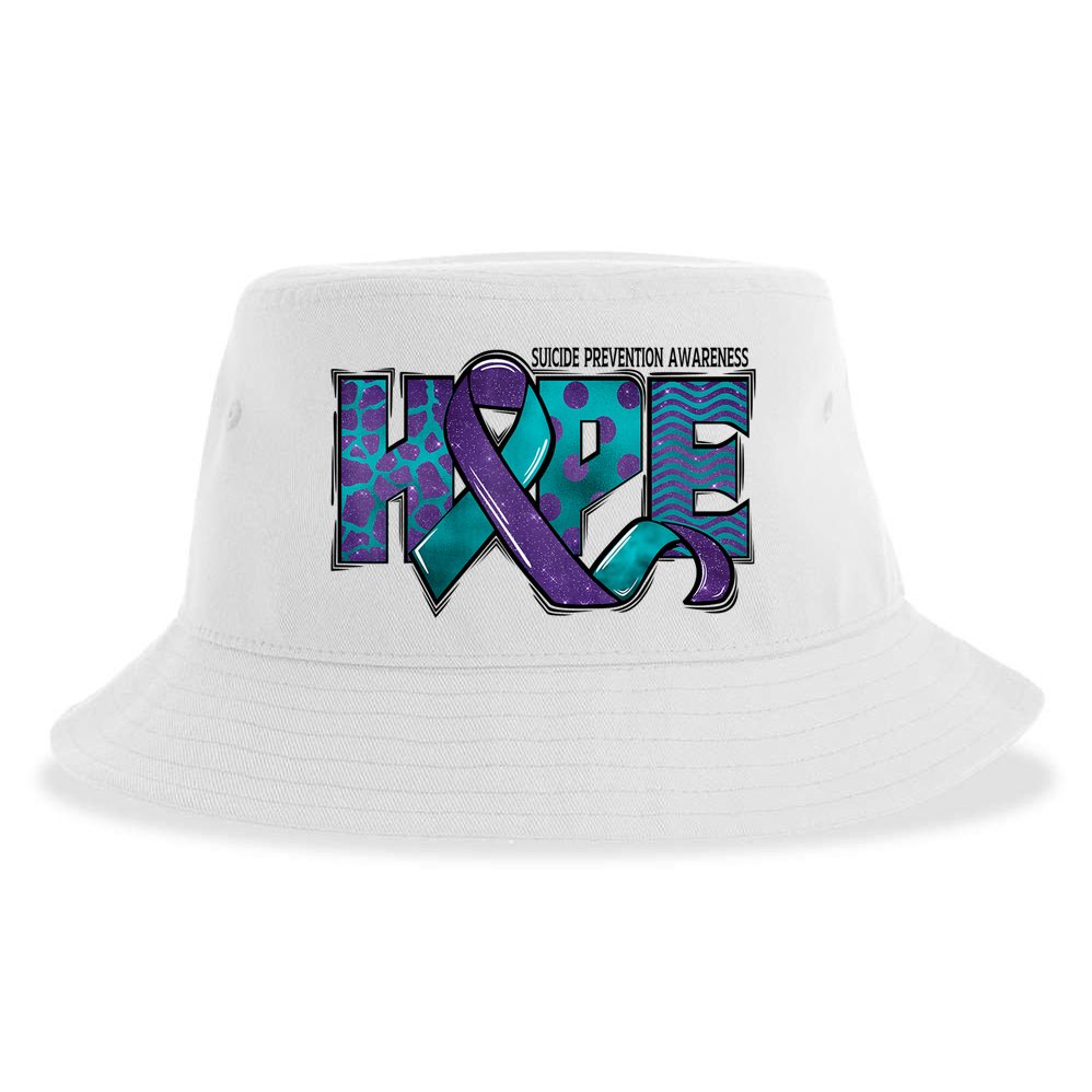 Suicide Prevention Awareness Warrior Hope Ribbon You Matter Sustainable Bucket Hat