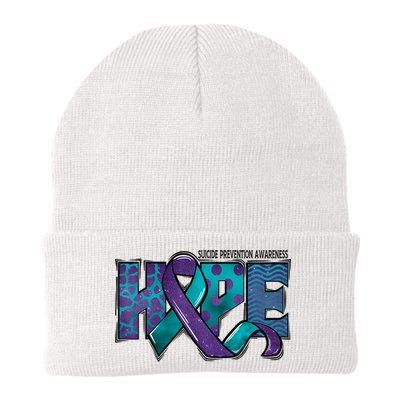 Suicide Prevention Awareness Warrior Hope Ribbon You Matter Beanie