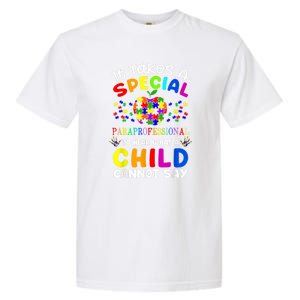 Special Paraprofessional Autism Awareness. Garment-Dyed Heavyweight T-Shirt