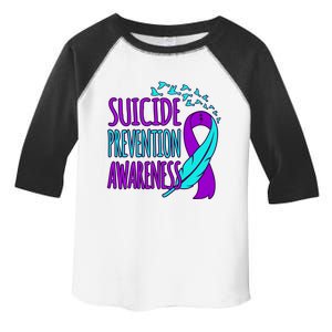 Suicide Prevention Awareness Happy Ribbon Support Graphic Funny Gift Toddler Fine Jersey T-Shirt