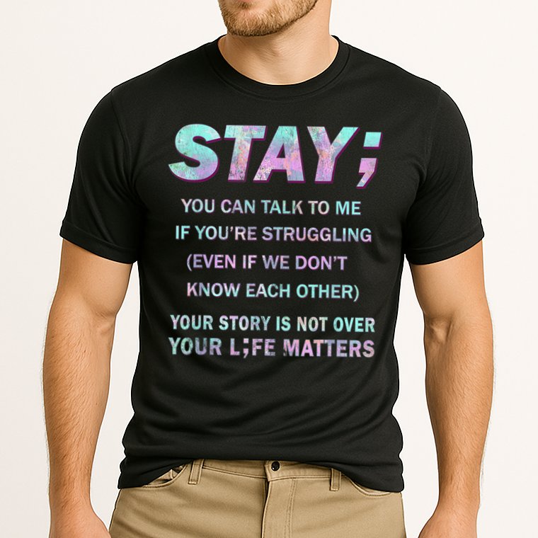 Suicide Prevention Awareness Shirt Stay Your Life Matters Cooling Performance Crew T-Shirt