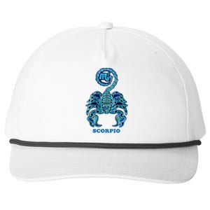 Scorpio Personality Astrology Zodiac Sign Horoscope Design Funny Gift Snapback Five-Panel Rope Hat