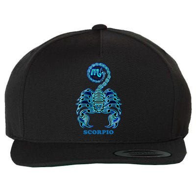 Scorpio Personality Astrology Zodiac Sign Horoscope Design Funny Gift Wool Snapback Cap