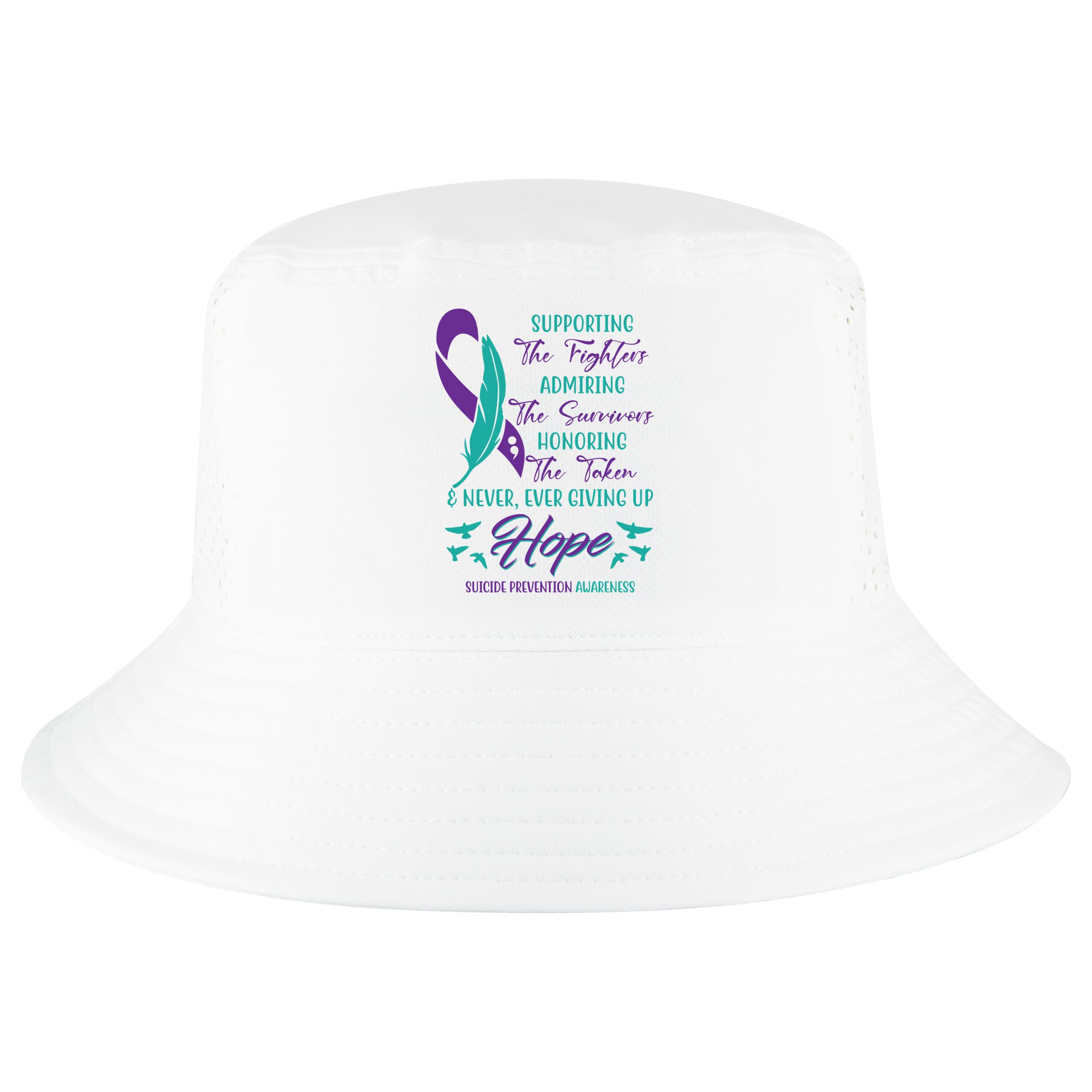 Suicide Prevention Awareness Hope Quote Cool Comfort Performance Bucket Hat