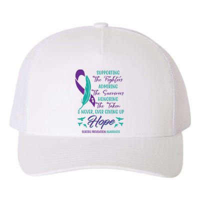 Suicide Prevention Awareness Hope Quote Yupoong Adult 5-Panel Trucker Hat