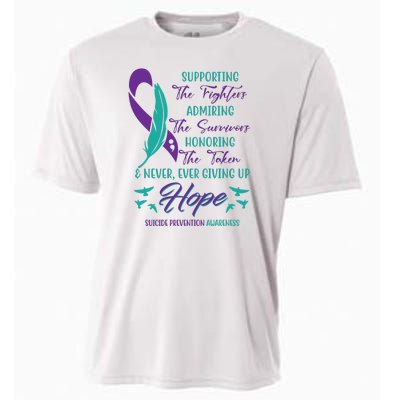 Suicide Prevention Awareness Hope Quote Cooling Performance Crew T-Shirt