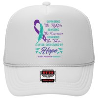 Suicide Prevention Awareness Hope Quote Trucker Hat