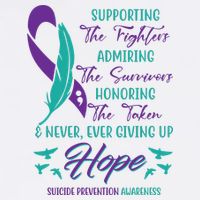 Suicide Prevention Awareness Hope Quote Trucker Hat