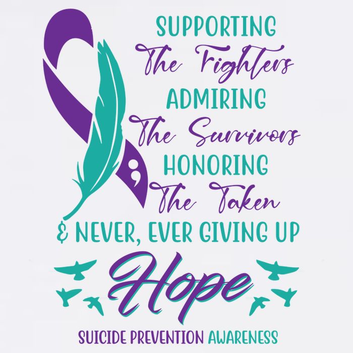 Suicide Prevention Awareness Hope Quote Trucker Hat