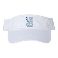 Suicide Prevention Awareness Hope Quote Valucap Bio-Washed Visor