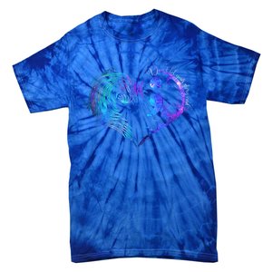 Suicide Prevention Awareness Teal Purple Heart You Matter Funny Gift Tie-Dye T-Shirt