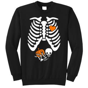 Skeleton Pregnancy Announcement Mom Sweatshirt