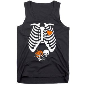 Skeleton Pregnancy Announcement Mom Tank Top