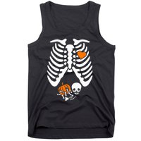 Skeleton Pregnancy Announcement Mom Tank Top