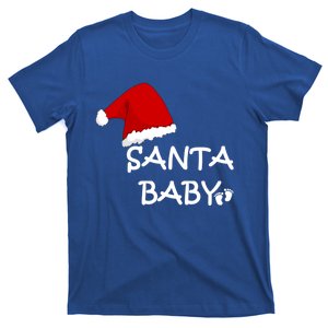 Santa Pregnancy Announcet Christmas Jumper Gift T-Shirt