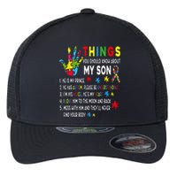 Support Parents Autism Mom Dad Flexfit Unipanel Trucker Cap