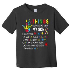 Support Parents Autism Mom Dad Toddler T-Shirt