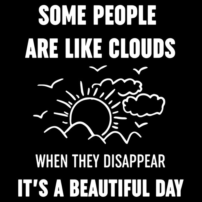 Some People Are Like Clouds Aesthetic Grunge Edgy Sarcastic Introvert Mousepad