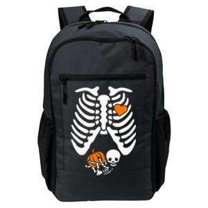 Skeleton Pregnancy Announcement Mom Halloween Daily Commute Backpack