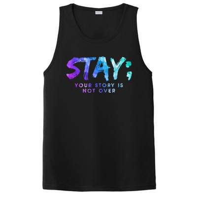 Suicide Prevention Awareness Stay Your Story Is Not Over PosiCharge Competitor Tank