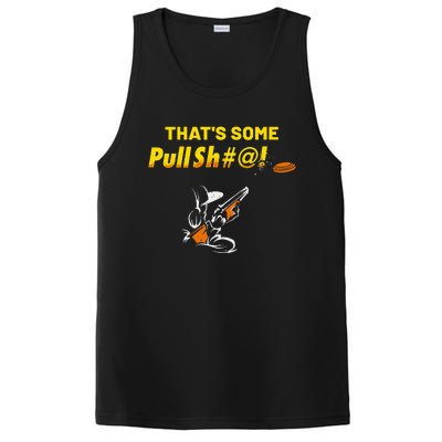 Some Pullsht Adult Humor Funny Trap Skeet Sporting Clays PosiCharge Competitor Tank