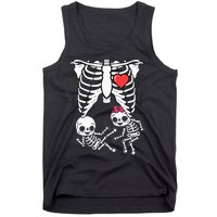 Skeleton Pregnancy Announcement Twins Xray Tank Top