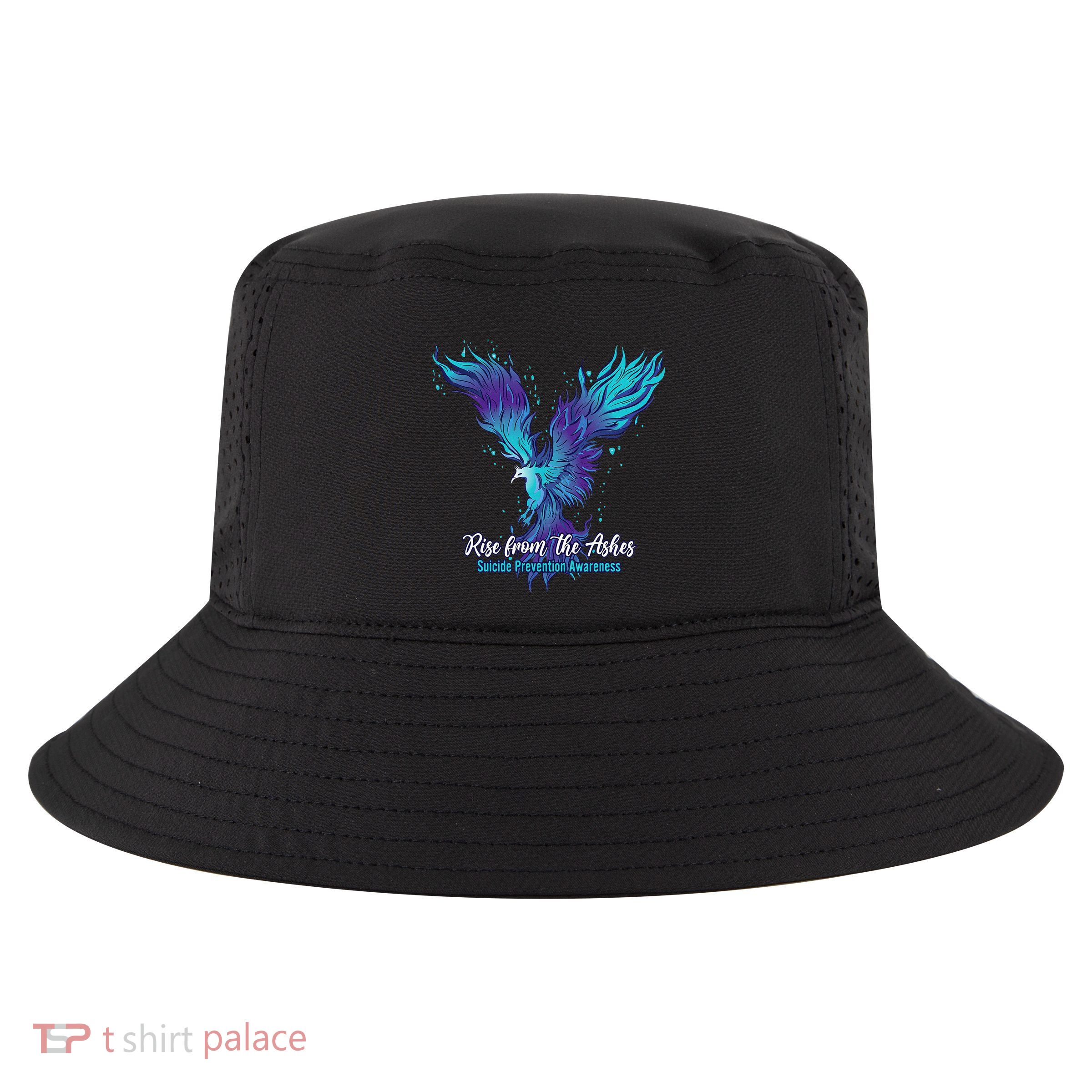 Suicide Prevention Awareness Phoenix Rise From The Ashes Cool Comfort Performance Bucket Hat