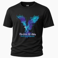 Suicide Prevention Awareness Phoenix Rise From The Ashes Cooling Performance Crew T-Shirt