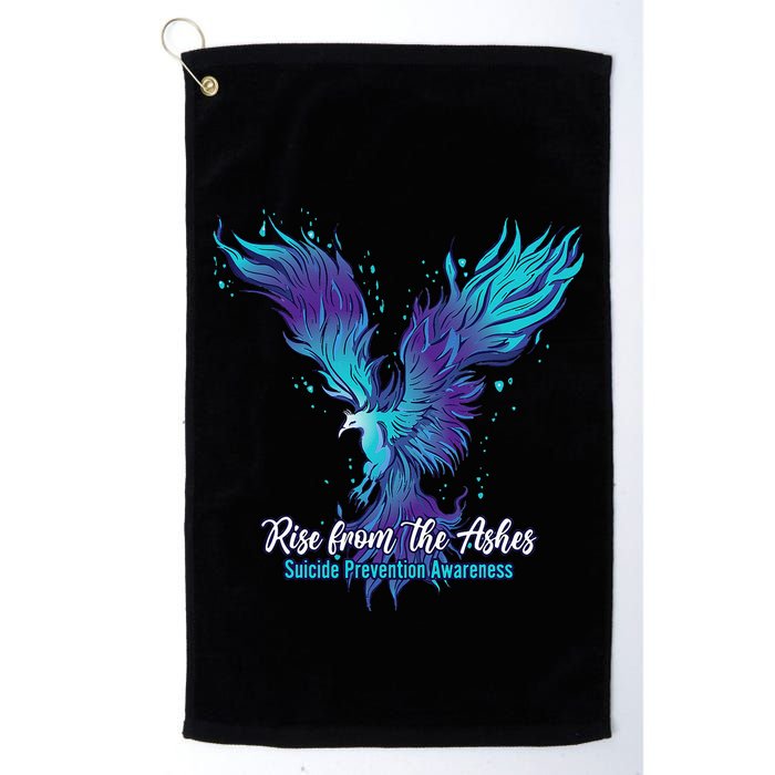 Suicide Prevention Awareness Phoenix Rise From The Ashes Golf Towel