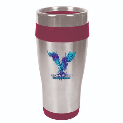 Suicide Prevention Awareness Phoenix Rise From The Ashes 16oz Travel Tumbler