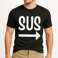 Sus Pointing Arrow Right Gaming Meme Impostor Kinda Sus Performance Shirt