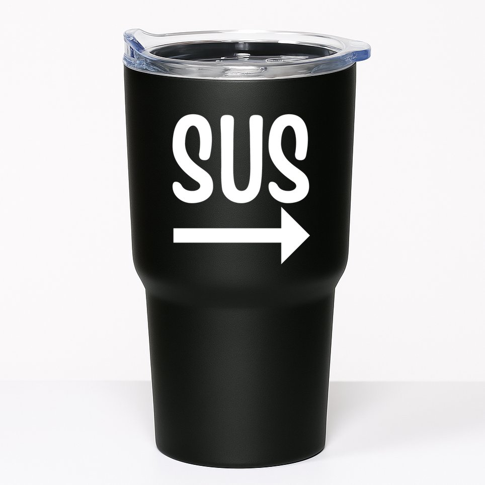 Sus Pointing Arrow Right Gaming Meme Impostor Kinda Sus Tumbler