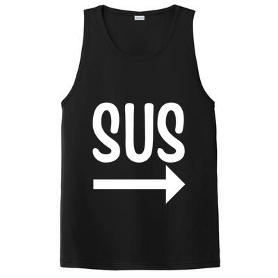 Sus Pointing Arrow Right Gaming Meme Impostor Kinda Sus PosiCharge Competitor Tank