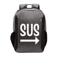 Sus Pointing Arrow Right Gaming Meme Impostor Kinda Sus Vector Backpack