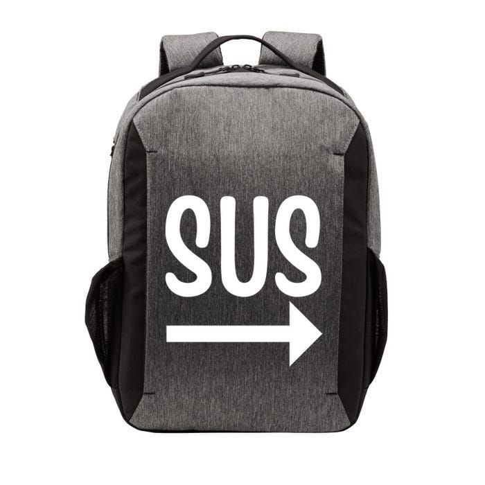 Sus Pointing Arrow Right Gaming Meme Impostor Kinda Sus Vector Backpack