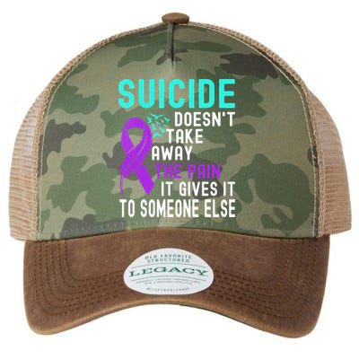 Suicide Prevention Awareness Legacy Tie Dye Trucker Hat