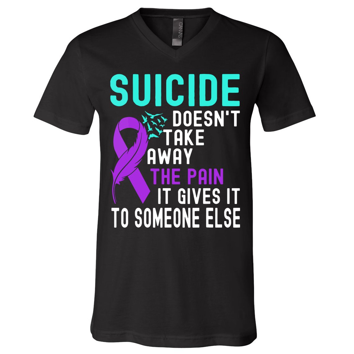 Suicide Prevention Awareness V-Neck T-Shirt