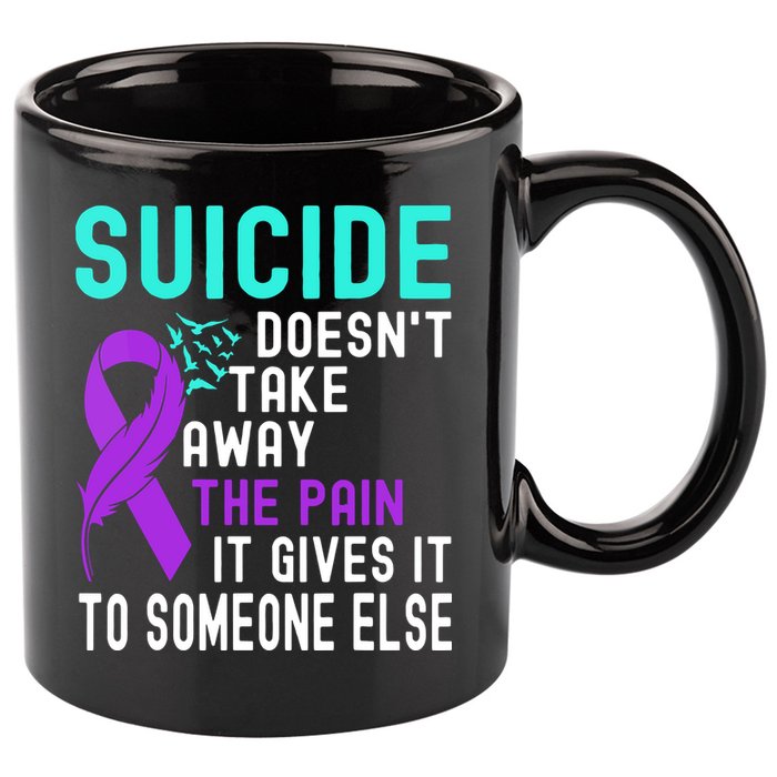 Suicide Prevention Awareness 11oz C Handle Ceramic Mug