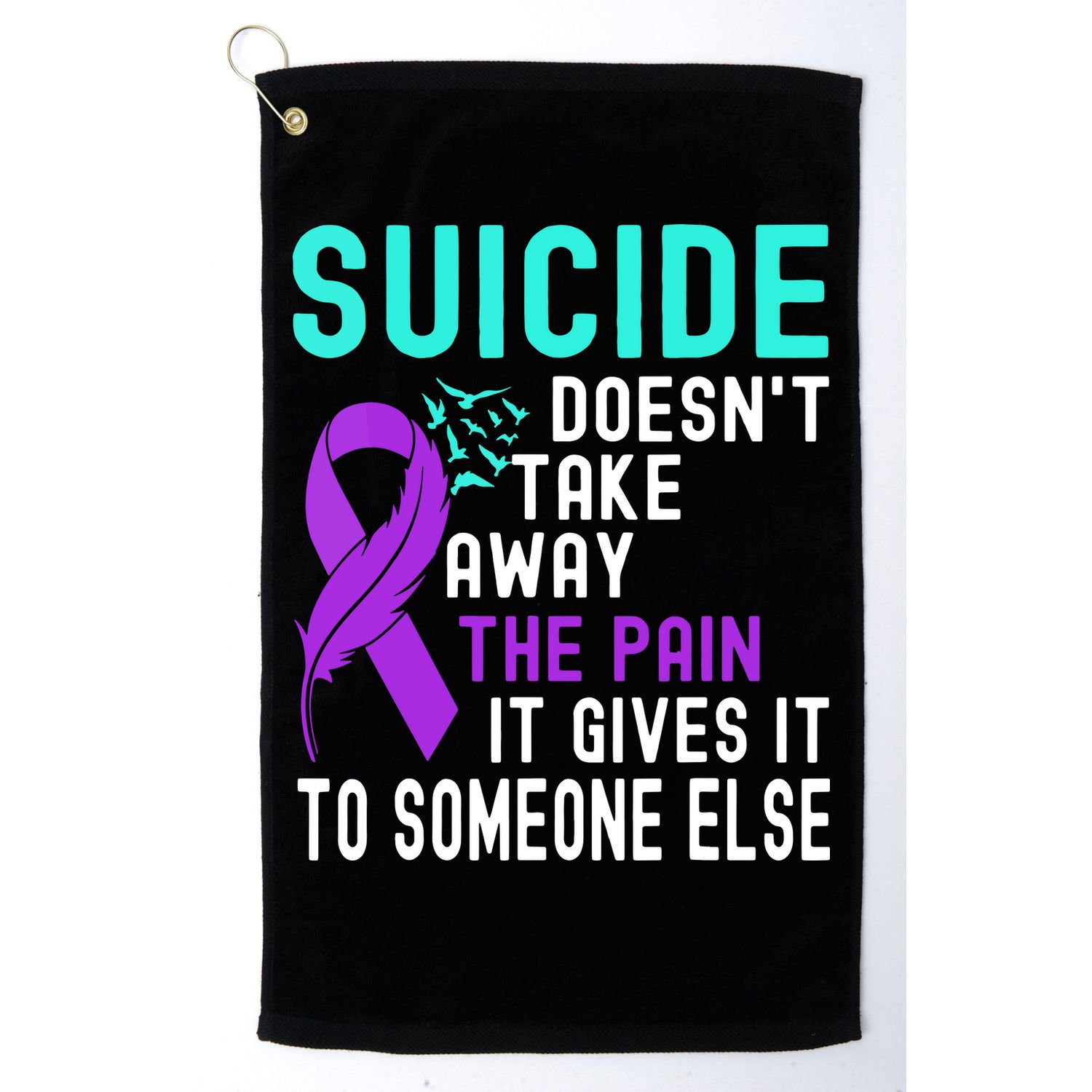 Suicide Prevention Awareness Golf Towel