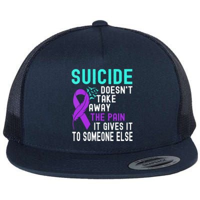 Suicide Prevention Awareness Flat Bill Trucker Hat