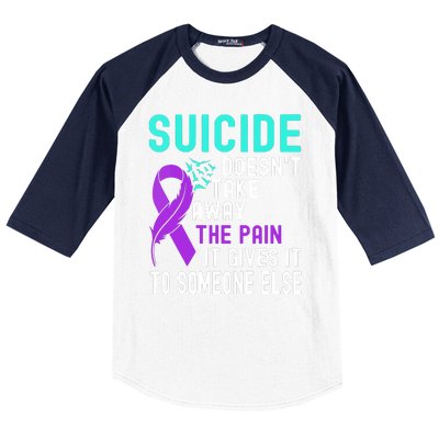 Suicide Prevention Awareness Baseball Sleeve Shirt