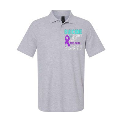 Suicide Prevention Awareness Softstyle Adult Sport Polo