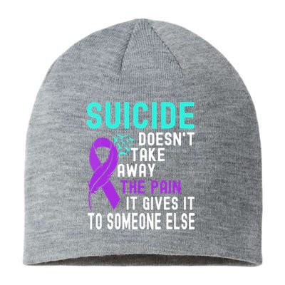 Suicide Prevention Awareness Sustainable Beanie