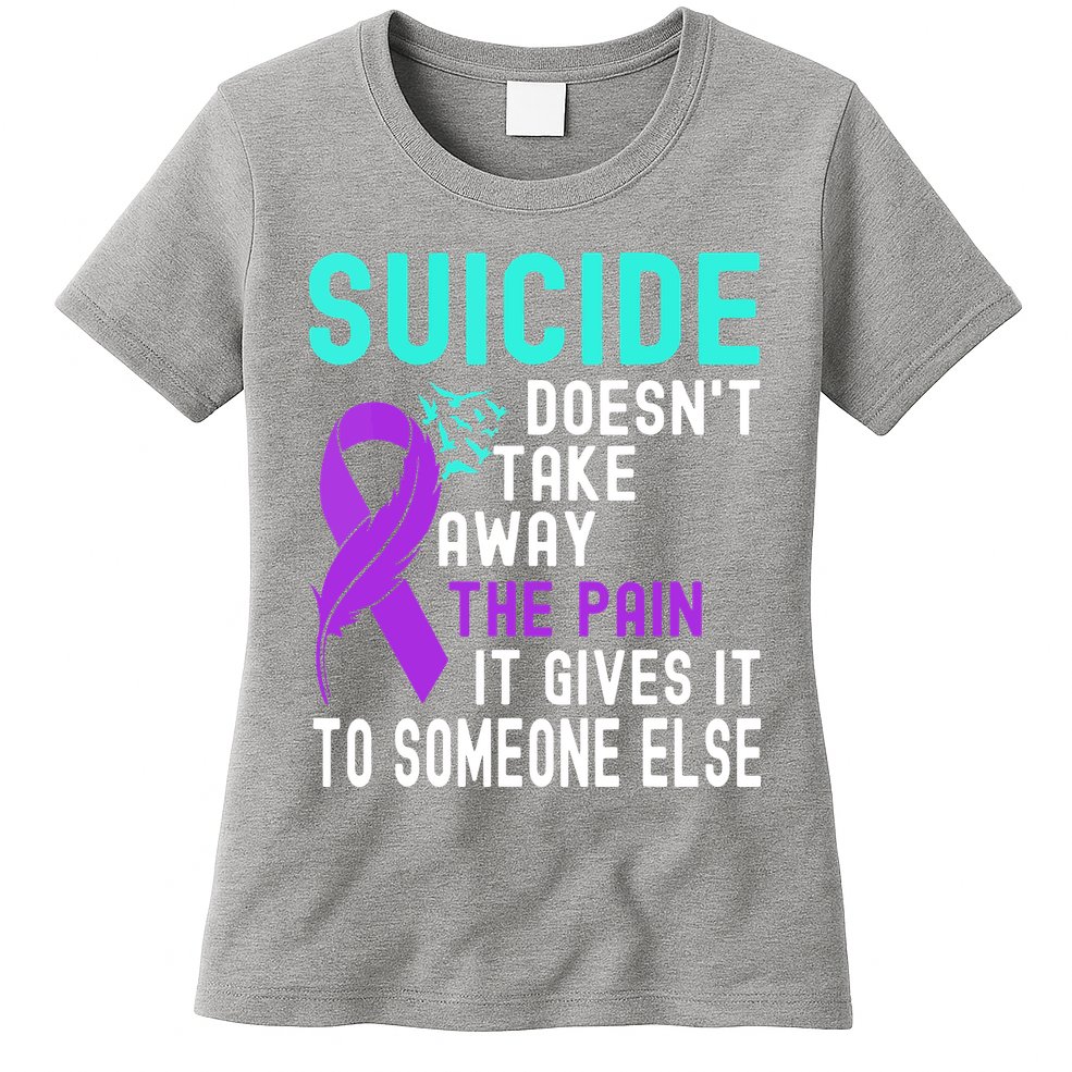 Suicide Prevention Awareness Womens T-Shirt