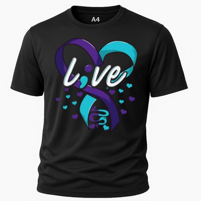 Suicide Prevention Awareness Live Love Semicolon Performance Shirt