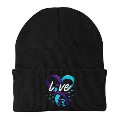 Suicide Prevention Awareness Live Love Semicolon Beanie