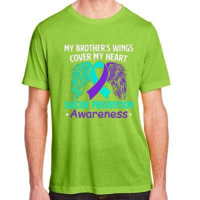 Suicide Prevention Awareness My Brother's Cover My Heart Adult ChromaSoft Performance T-Shirt