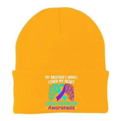 Suicide Prevention Awareness My Brother's Cover My Heart Knit Cap Winter Beanie