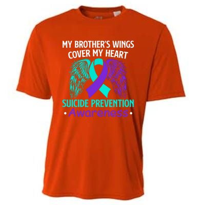 Suicide Prevention Awareness My Brother's Cover My Heart Cooling Performance Crew T-Shirt