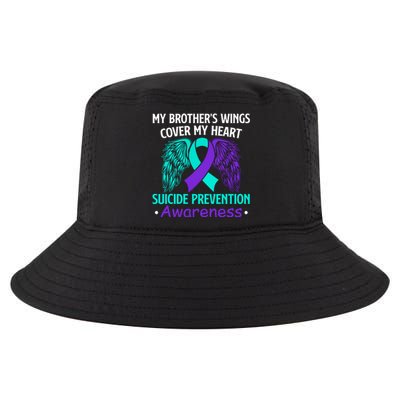 Suicide Prevention Awareness My Brother's Cover My Heart Cool Comfort Performance Bucket Hat